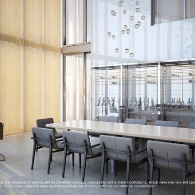 Porsche Design Tower dining room