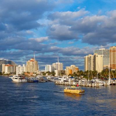  Fort Lauderdale on the Atlantic coast