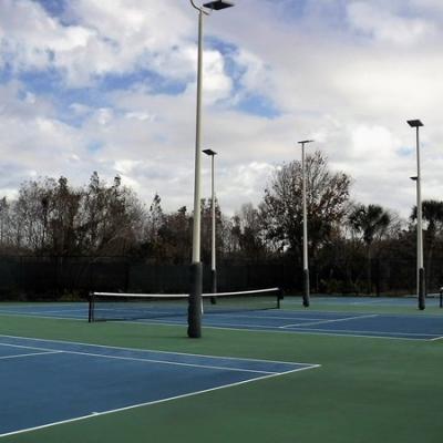 Tennis courts at Vermillion in Meadow Pointe