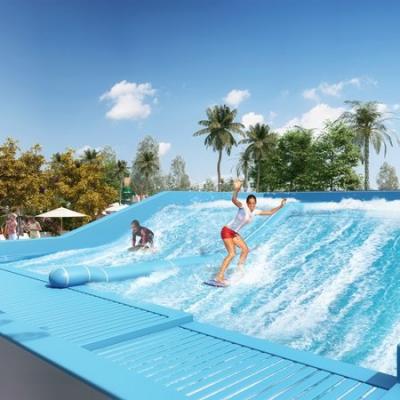 Surfari Water Park - pool with surfing simulator