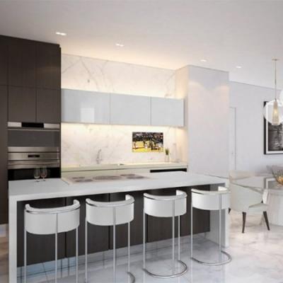  Paramount Miami Worldcenter three bedroom kitchen