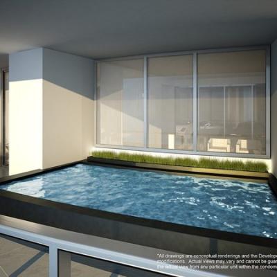 Porsche Design penthouse terrace pool