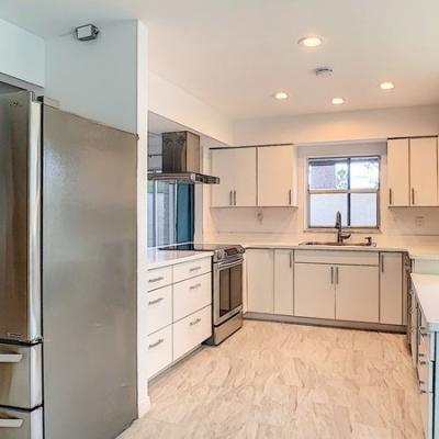 Stylish kitchen with new cabinets